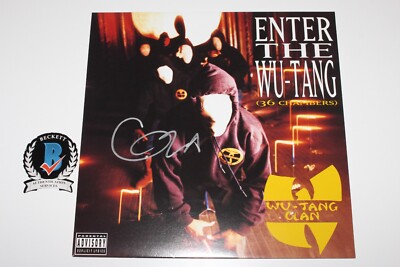 GZA SIGNED WU-TANG CLAN SIGNED 36 CHAMBERS ALBUM VINYL RECORD