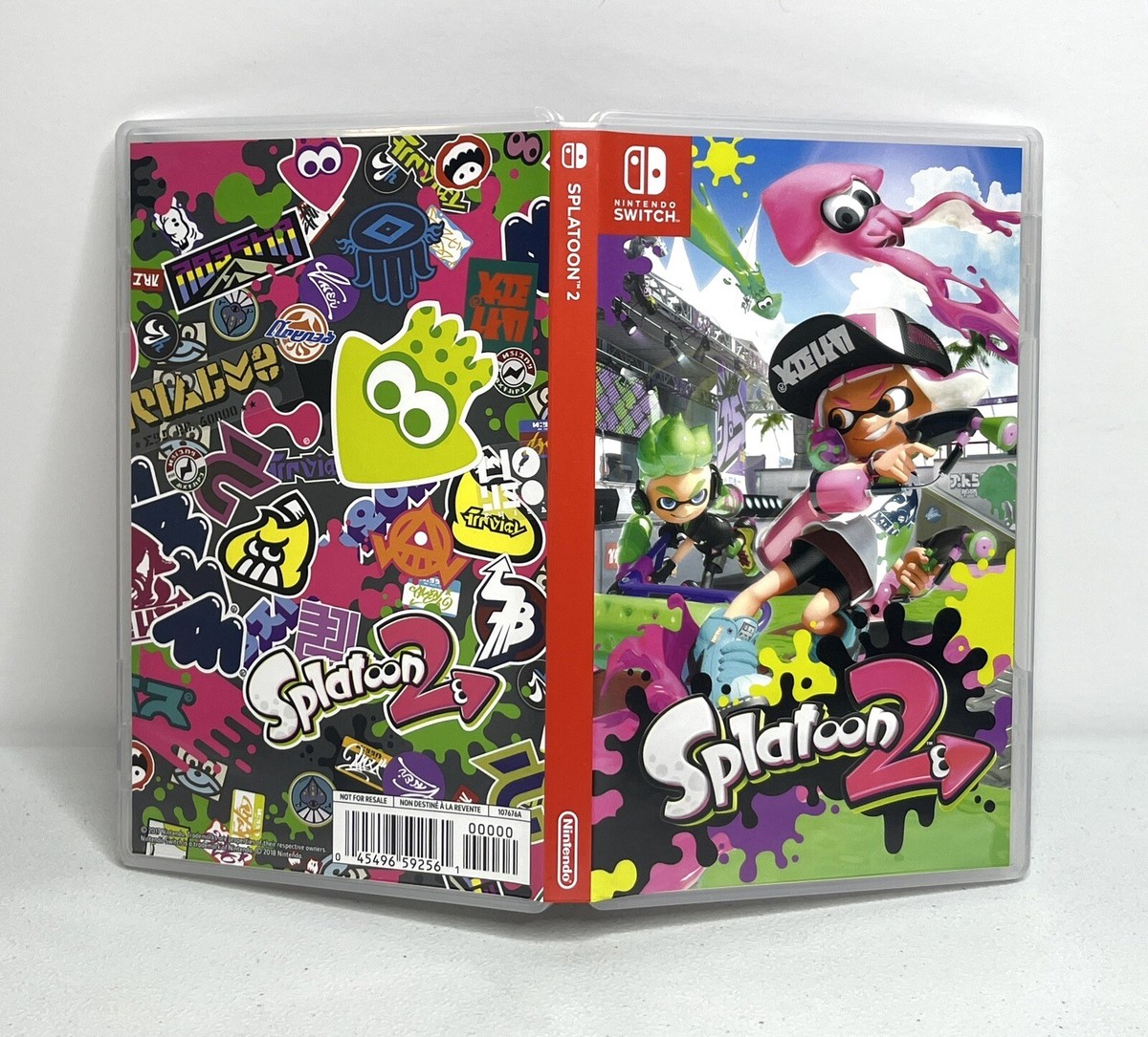 Nintendo Switch Splatoon 2 Alternate Artwork Variant Original Case