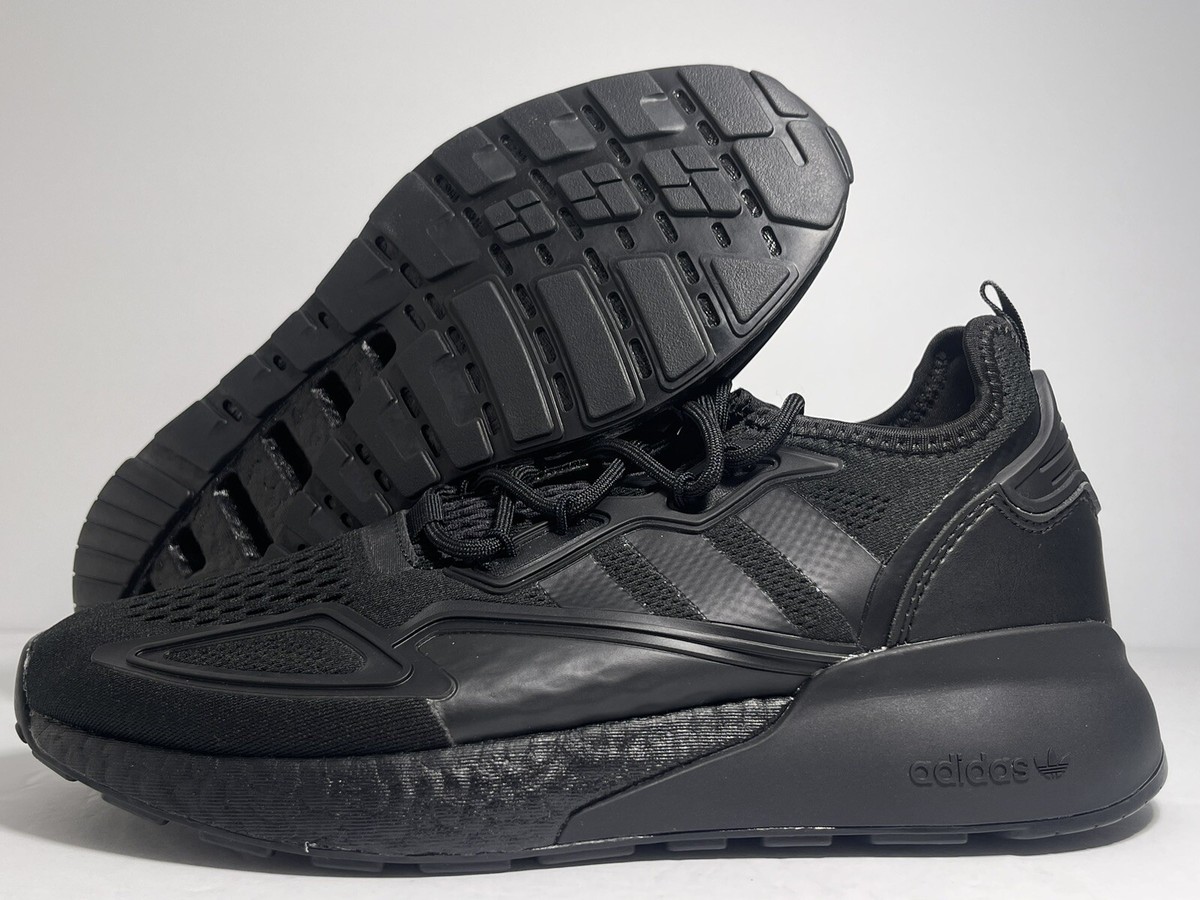 New Adidas Originals ZX 2K Boost Black Running Shoes GY2689 Men's