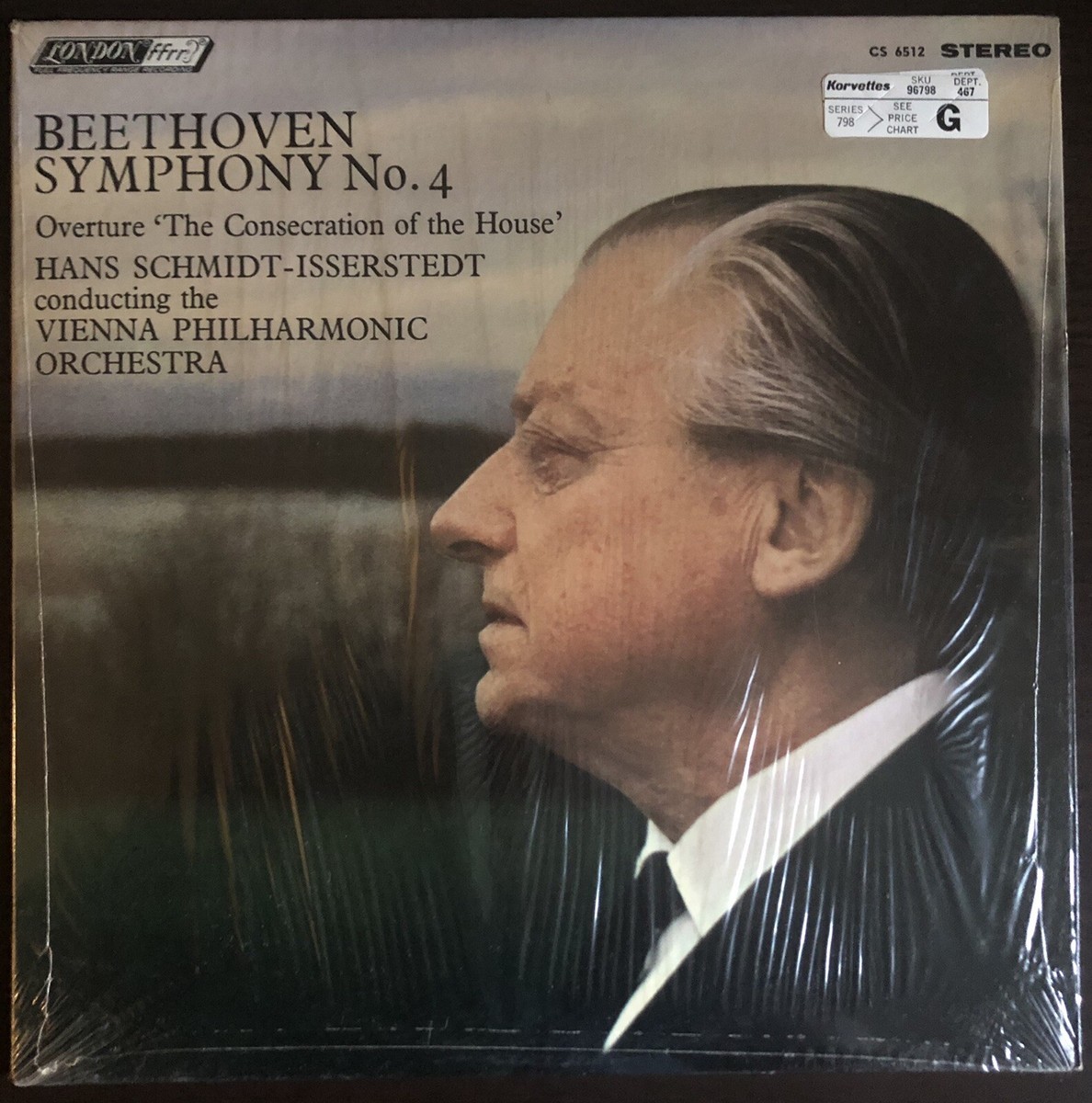 Beethoven - Symphony No. 4 LP - Hans Schmidt-Isserstedt - Vienna