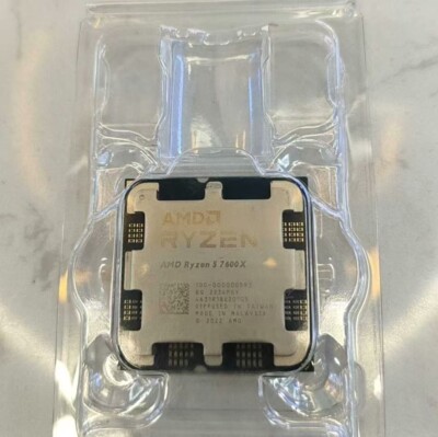 AMD Ryzen 5 7600X 6-Core, 12-Thread Unlocked,ZEN 4 Socket AM5