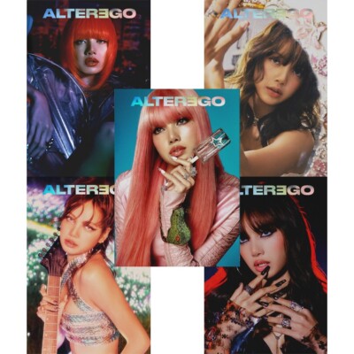 LISA [ALTER EGO] Album PHOTO BOOK 5 Ver SET /5 CD+5 Book+15