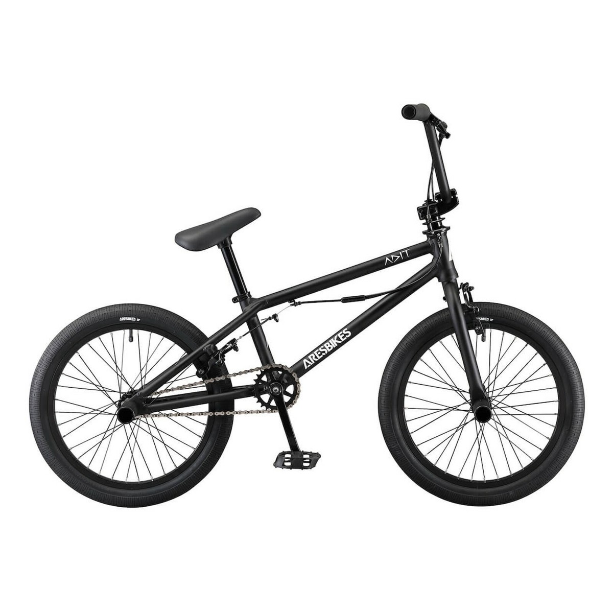 MATT BLACK 18 INCH WHEEL ARES BIKES ''ADIT'' BMX FLATLAND