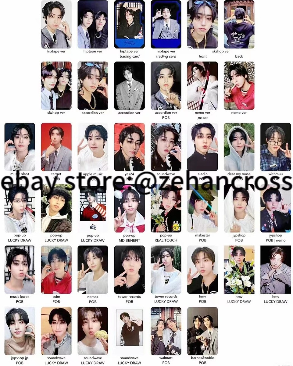 STRAY KIDS HAN HIPTAPE 合 HOP ALBUM OFFICIAL COLLECTION PHOTOCARD