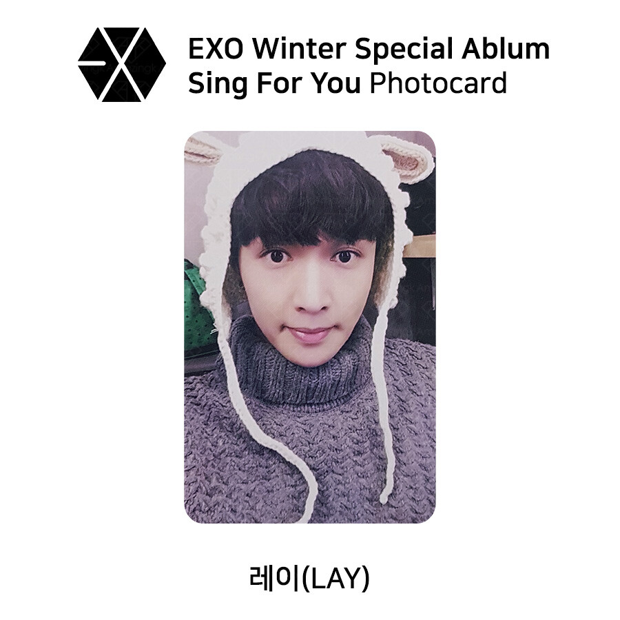 EXO Winter Special Album Sing For You Official Photocard KPOP K