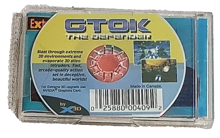 Gtok The Defender by X3D Mini CD Rom Video Game | eBay