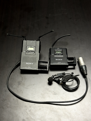 Sony UTX-B2 UHF Synthesized Transmitter + URX-P2 UHF Synthesized