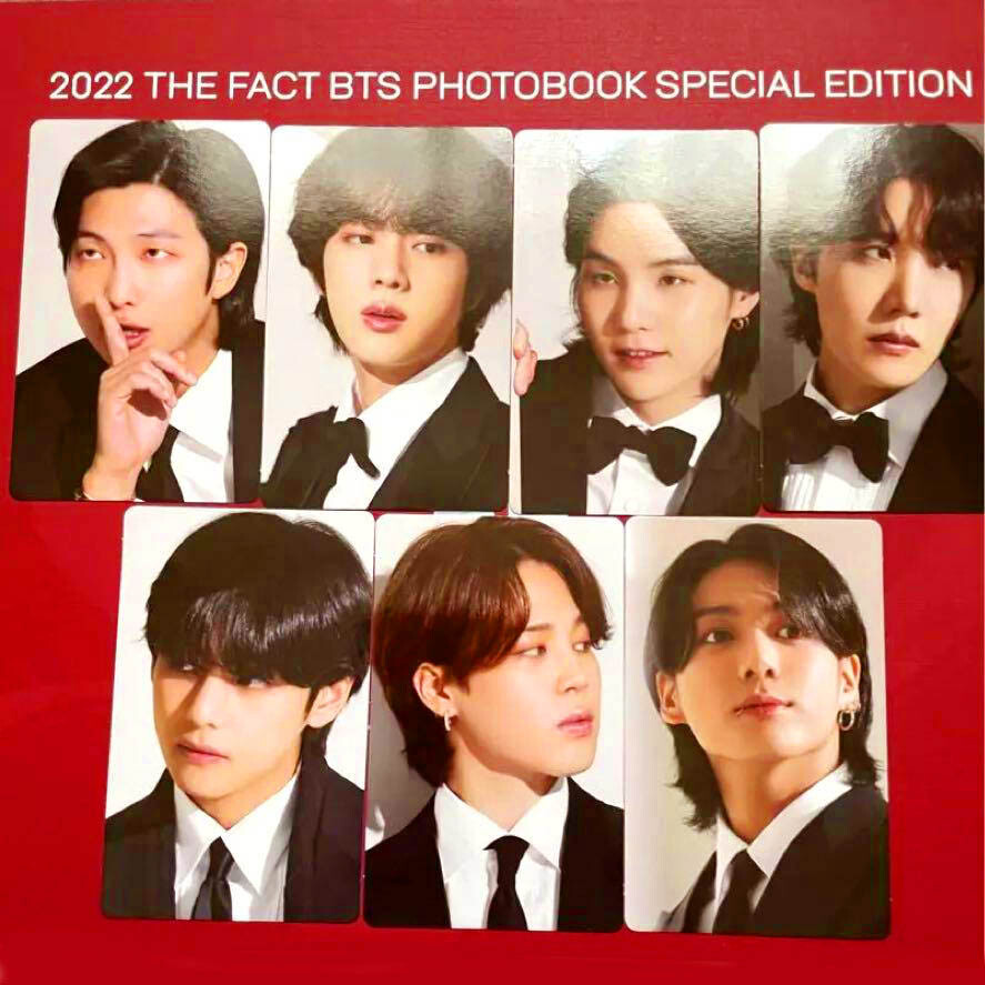 BTS 2022 THE FACT PHOTOBOOK SPECIAL EDITION Official Photocard