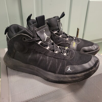 Nike Flight Mens Jordan Jumpman Zoom Athletic Shoes Black Size 9