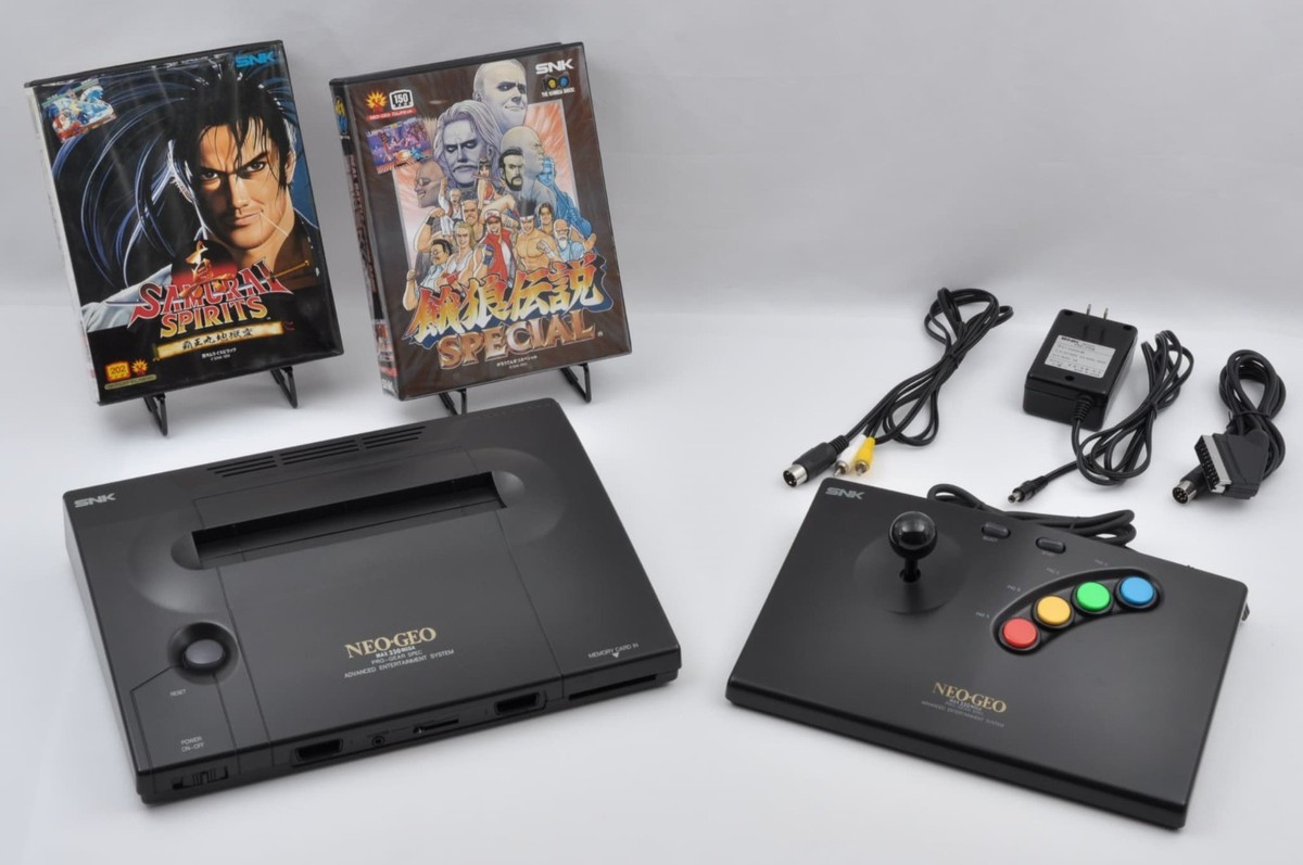 NEO GEO AES Console Full Recap, BIOS Socketed, RGB Bypass