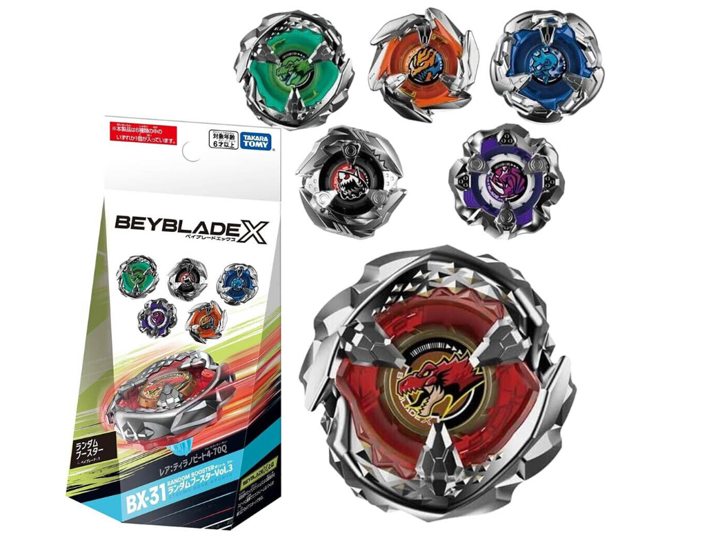 TAKARA TOMY Beyblade X BX-31 Random Booster Vol.3 Full Set Japan