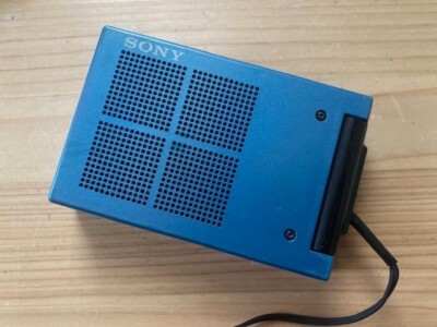 SONY SS-WM20 Blue Folding Speaker System Operation confirmed From