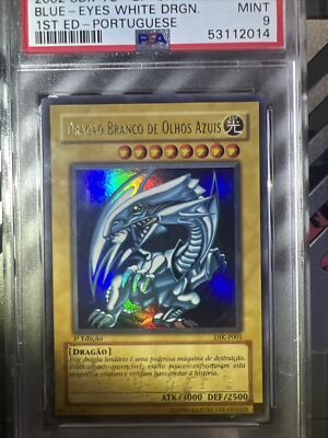 🔥2002 Blue Eyes White Dragon 1st Edition Portuguese DIK-P001 SDK