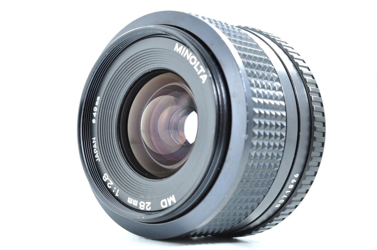 Excellent+] Minolta New MD NMD 28mm f/2.8 Wide Angle MF Lens Japan