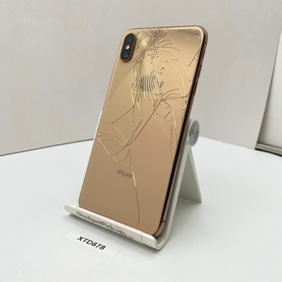 Apple iPhone XS Max - 256GB - Gold (Unlocked) - CRACKED BACK | eBay
