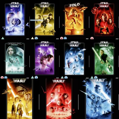 STAR WARS COMPLETE COLLECTION 1 2 3 4 5 6 7 8 9 The Rise of