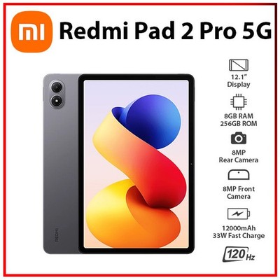 Wi-Fi+5G) Xiaomi Redmi Pad 2 Pro 5G 8GB+256GB GREY Octa Core
