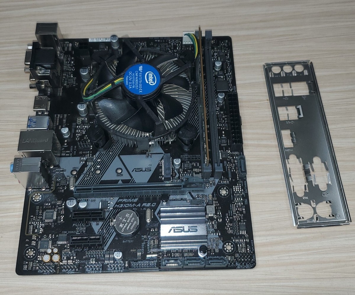 Asus Prime H310M-A R2.0 MicroATX Motherboard Intel i5-9400 8GB