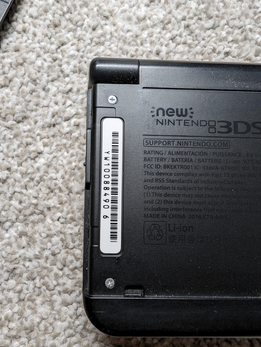 Nintendo New 3DS Super Mario Black Friday Edition Handheld System