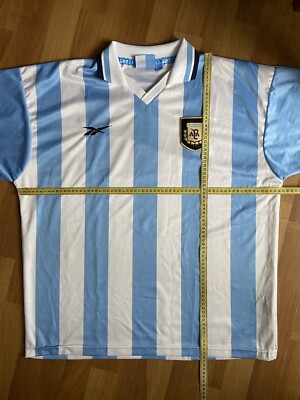 ARGENTINA 1999 2000 HOME FOOTBALL SHIRT SOCCER JERSEY REEBOK sz 46
