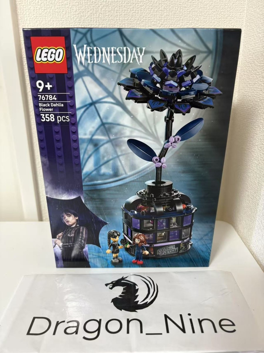 Lego Wednesday Black Dahlia Flower #76784 New w/BOX Kids Gift
