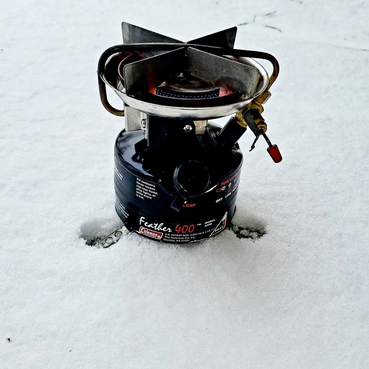 Coleman Peak 1 Feather 400 400b Single Burner Stove Camp