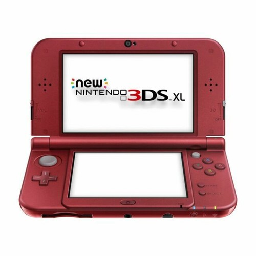 USED Japanese New Nintendo 3DS XL LL METALLIC RED only console RED