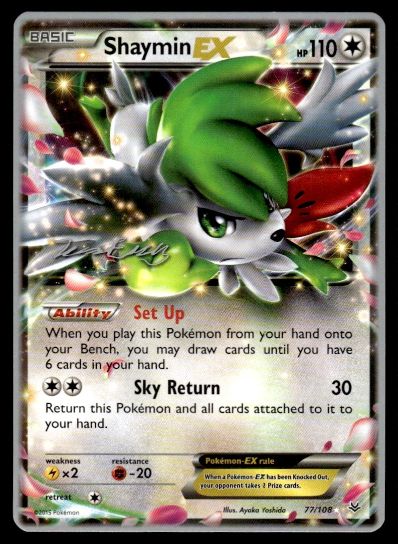 Shaymin Pokémon TCG XY Individual Collectible Card Game Cards for