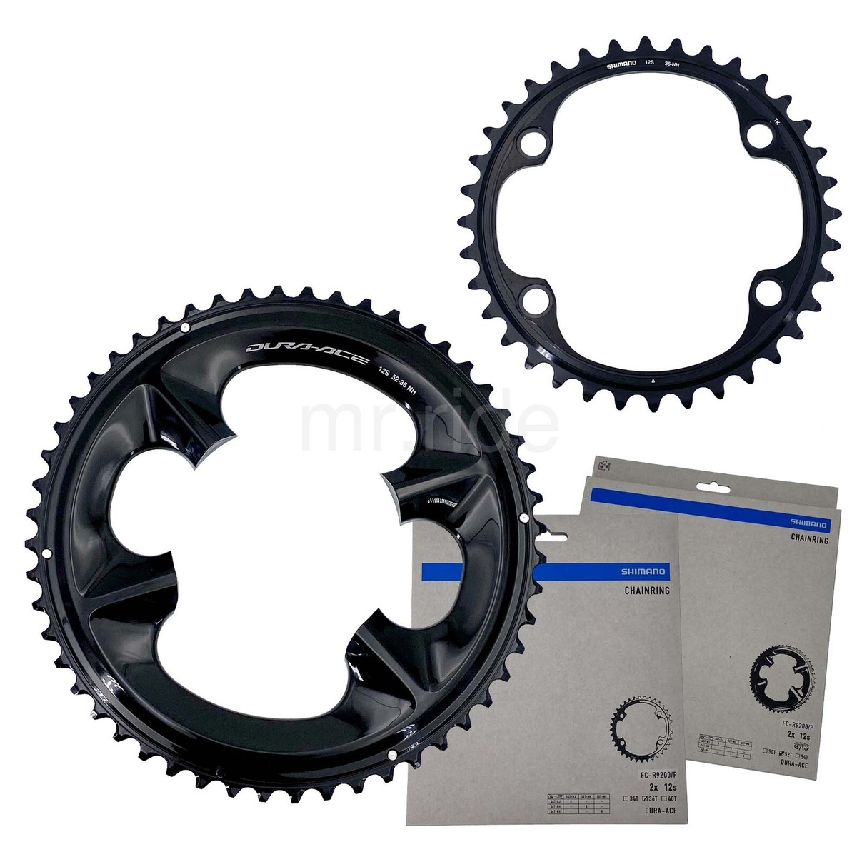 New Shimano DURA-ACE Road Chainring 52/36T for FC-R9200 Crank Set