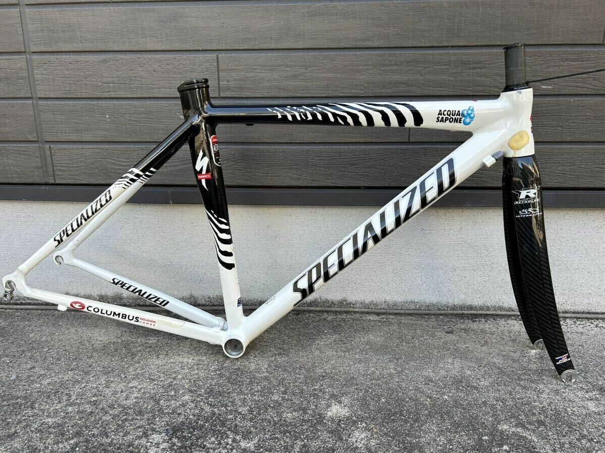 Vintage Specialized S-Works E5 Mario Cipollini Aqua & Sapone Zebra