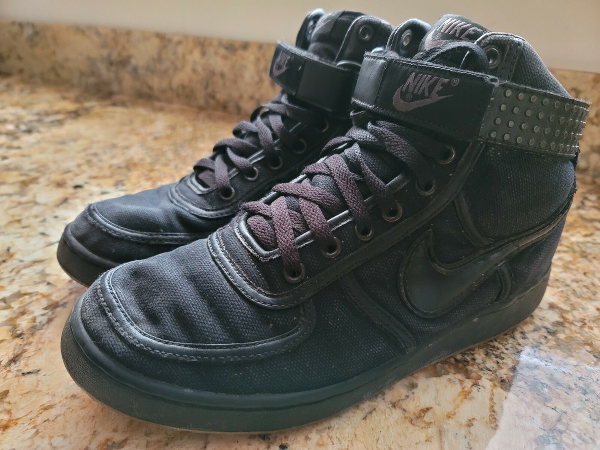 Nike Vandal High Canvas (Sz. 8.5) -[306323 001]- Dunk Black - Jim