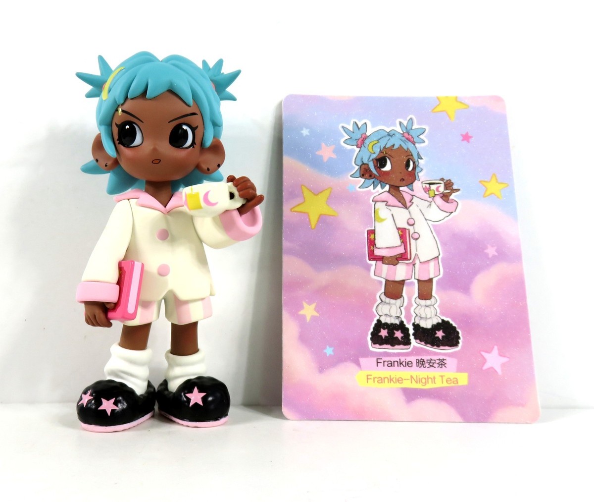 Pop Mart Lil Peach Riot Sleepover Frankie Night Tea Mini Figure