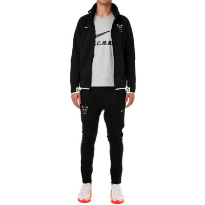 Nike F.C. Real Bristol x SOPHNET Sweat Zip Hoodie Black/White