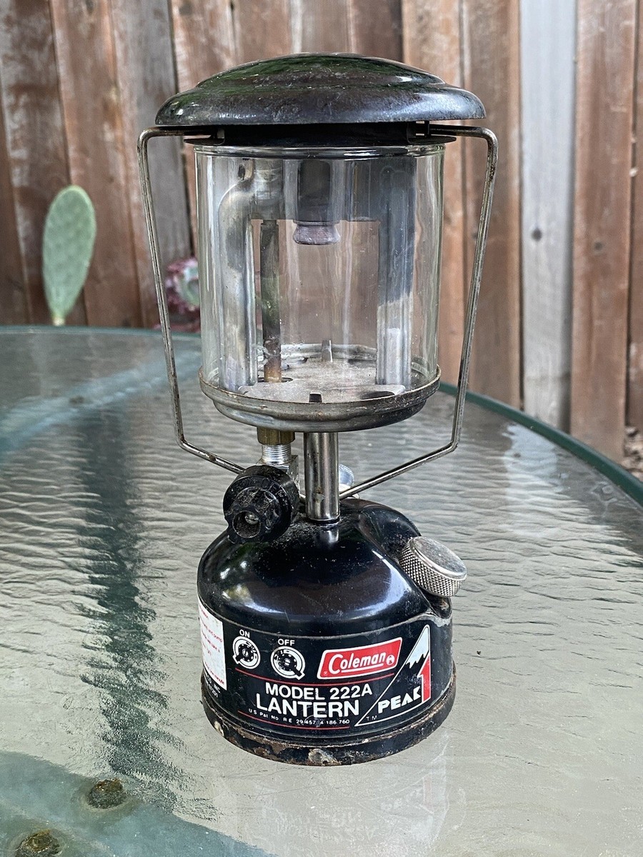 Coleman Peak Lantern Model 222A Dated 1 84 Made In Canada | eBay