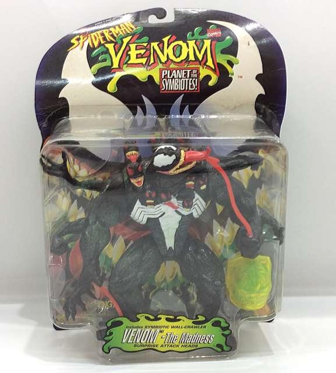 Toybiz Spider-Man Venom The Madness Planet Of The Symbiotes Action