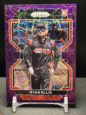 2022 Prizm Racing NASCAR Purple Velocity /199 SP #22 Ryan Ellis RC
