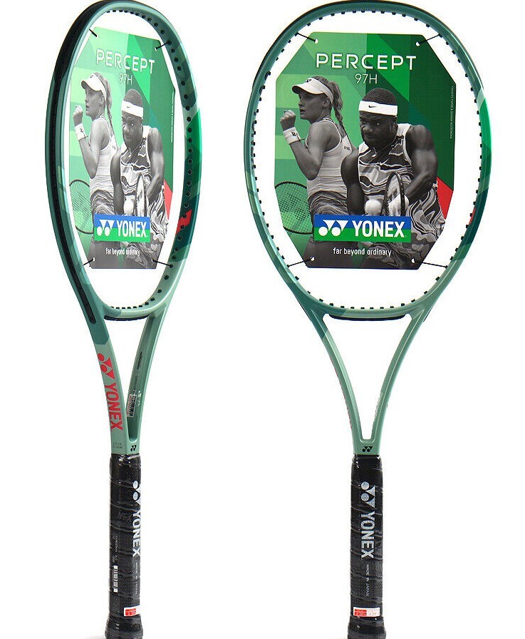 YONEX 2023 Percept 97H Tennis Racquet Racket Green 97sq 330g 16x19