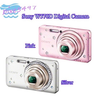 Sony Cyber Shot DSC-W570D Digital Camera 16.1 MP 5x Optical Zoom