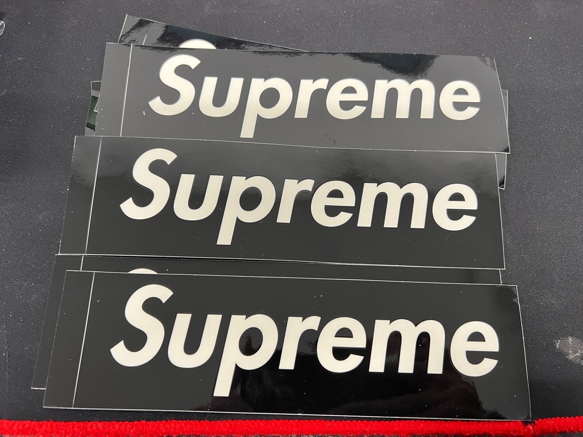 Supreme Black Box Logo Sticker - NEW! | eBay