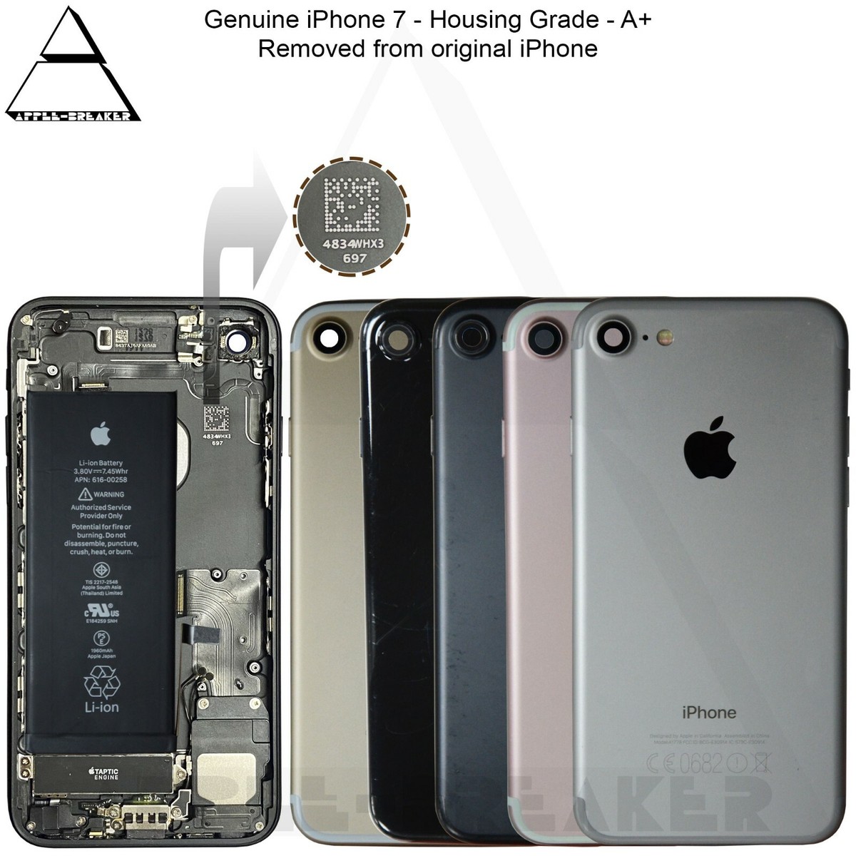 Apple iPhone 7 & 7 Plus REAR BACK CHASSIS HOUSING WITH Original