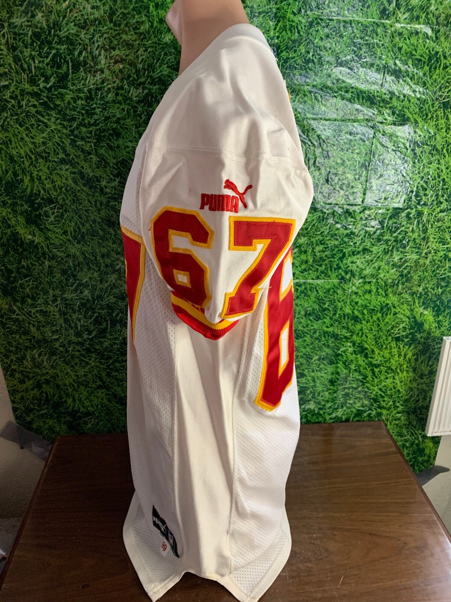 1999 Kansas City Chiefs #67 Mark Word 40th Patch Game Jersey Puma