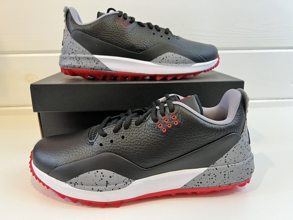 Jordan ADG 3 Nike Golf Shoes CW7242-001 Cement Gray Black Men's