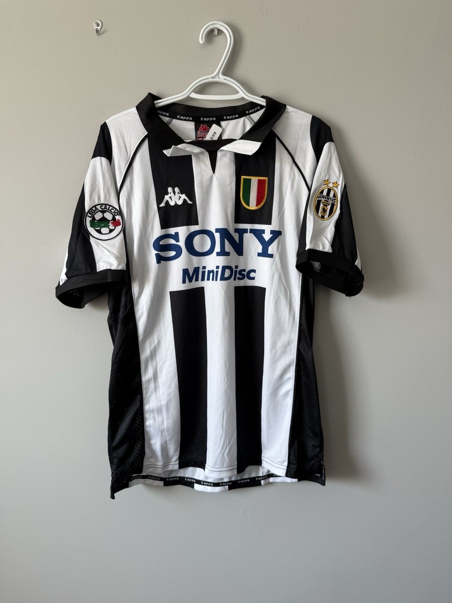 Zinedine Zidane Juventus New Men's Retro Vintage Home Kappa Soccer
