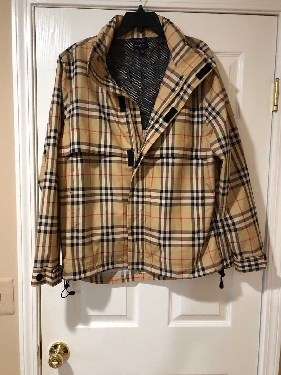 Burberry Golf Jacket Size Med UNISEX | eBay