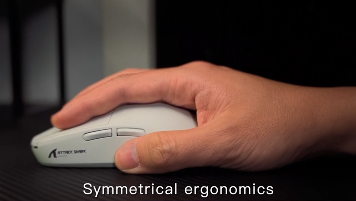 ATTACK SHARK X6 49g Gaming Mouse with Magnetic Charging Dock