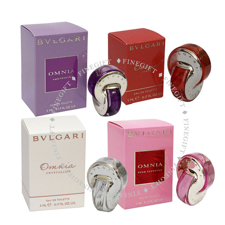 Bvlgari mini OMNIA: Amethyste, Crystalline, Coral..5ml each new in