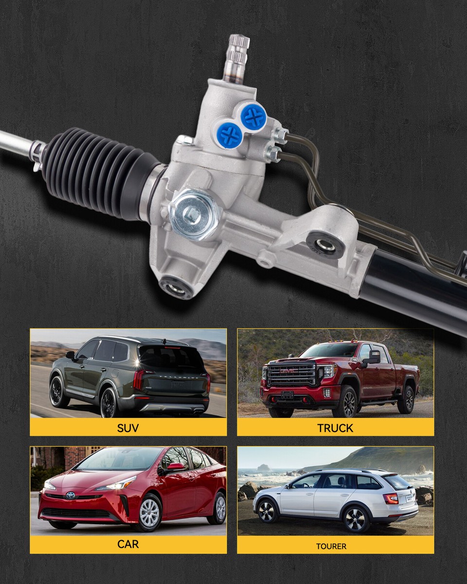 For 1995-1996 Toyota Tacoma 4WD Complete Power Steering Rack And