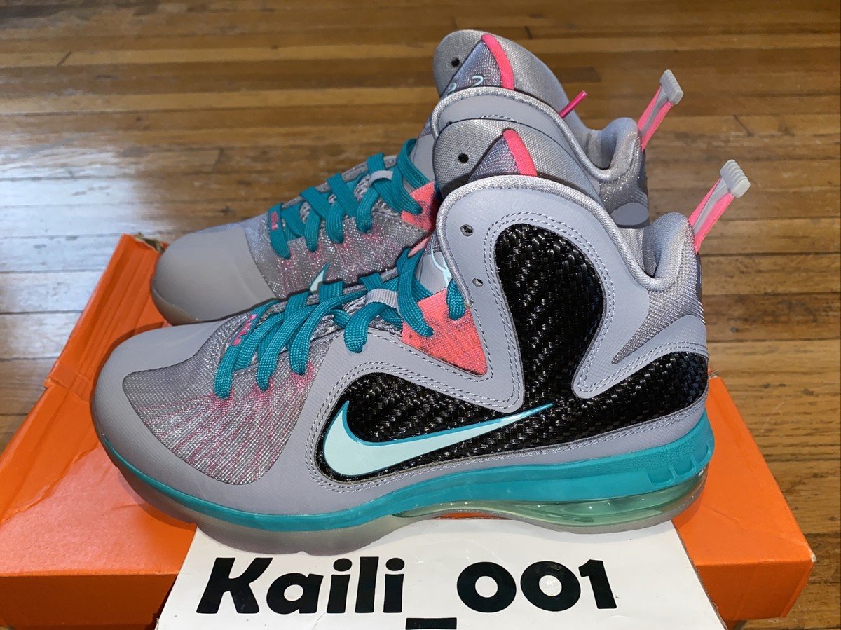 Nike Air Zoom Lebron 9 (GS) South Beach Miami Vice SB MV B | eBay