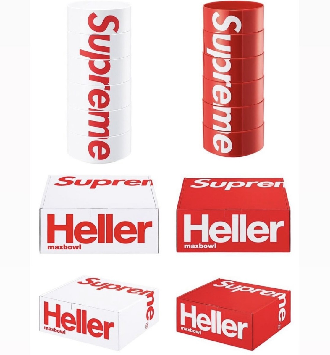Supreme / Heller Bowls (Set Of 6) 