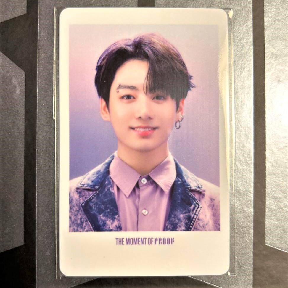 BTS JUNGKOOK Proof Collector's Edition JPFC POB Official Photocard